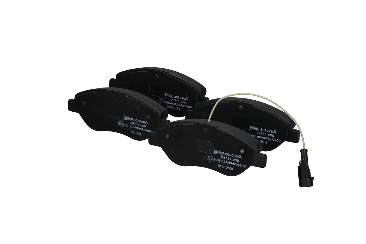Jeu de 4 plaquettes de frein VALEO ref. 302026A
